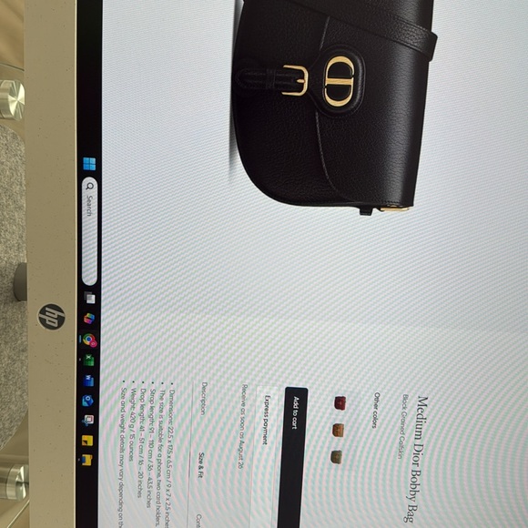 Dior Black Leather Women's Bag - Picture 8 of 14